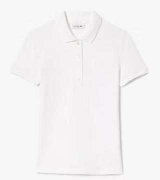 Polo LACOSTE da donna in piquè di cotone stretch - Moda & Modi Luxury