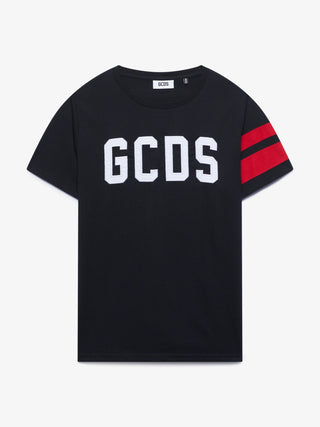 T-shirt GCDS regular con logo nero - Moda & Modi Luxury