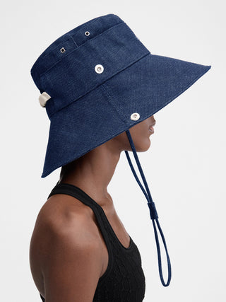 Cappello da Pescatore JACQUEMUS in Denim De - Nîmes - Moda & Modi Luxury