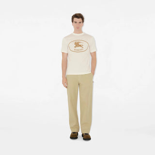 T-shirt BURBERRY con Knight Stamp - Moda & Modi Luxury