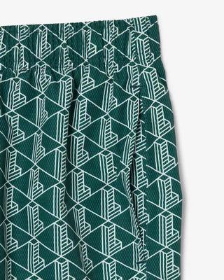 Boxer mare LACOSTE midi con stampa con monogramma - Moda & Modi Luxury