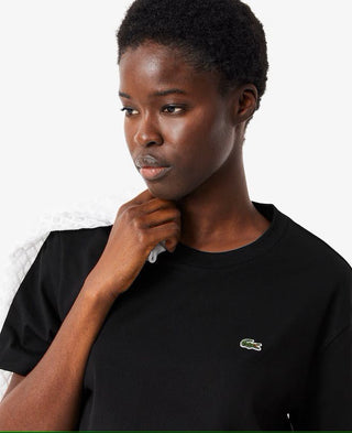 T-shirt LACOSTE Donna in morbido cotone relaxed - Moda & Modi Luxury