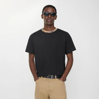 T-shirt BURBERRY con finiture Check - Moda & Modi Luxury