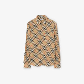 Camicia in lino BURBERRY Check - Moda & Modi Luxury