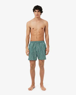 Boxer mare LACOSTE midi con stampa con monogramma - Moda & Modi Luxury