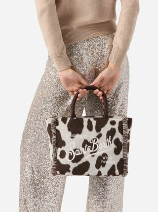 Borsa SAINT BARTH a mano Colette Felt in misto lana muccata - Moda & Modi Luxury