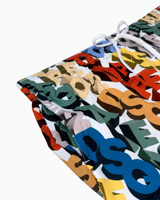 Costume DSQUARED2 Allover Logo Midi Swim Boxer - Moda & Modi Luxury
