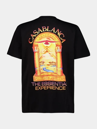 T-shirt CASABLANCA Black Hermons Mirage - Moda & Modi Luxury