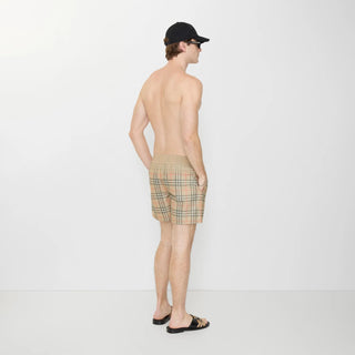 Boxer Mare BURBERRY con Check sfumato Beige - Moda & Modi Luxury