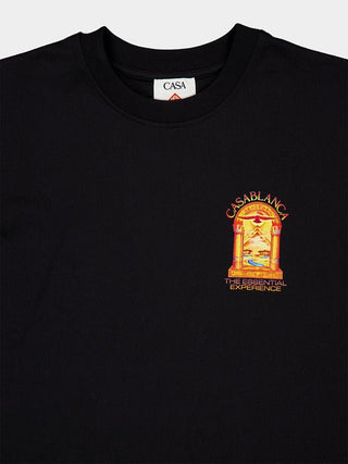 T-shirt CASABLANCA Black Hermons Mirage - Moda & Modi Luxury