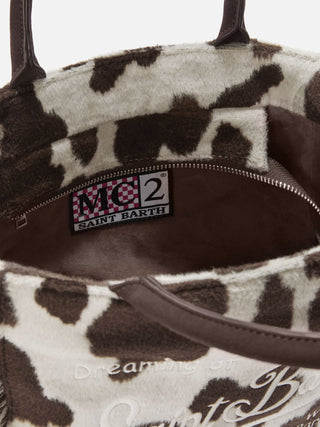 Borsa SAINT BARTH a mano Colette Felt in misto lana muccata - Moda & Modi Luxury