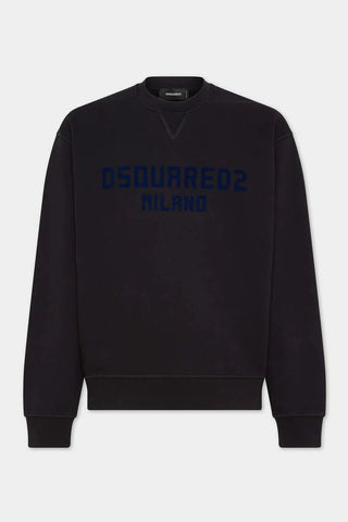 Felpa DSQUARED2 Milano Just Right Fit Crewneck - Moda & Modi Luxury