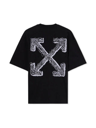 T-shirt OFF - WHITE con logo Scribble Arrow - Moda & Modi Luxury