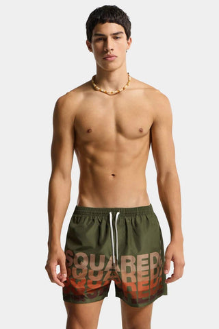 Boxer Mare DSQUARED2 midi con logo - Moda & Modi Luxury
