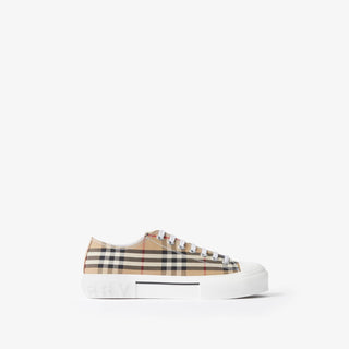 Sneaker BURBERRY in cotone Check (Beige archivio) Uomo - Moda & Modi Luxury