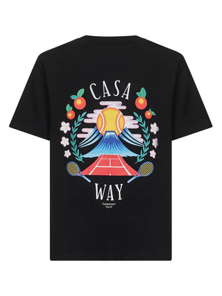 T-shirt CASABLANCA Casa Way Mountain Short Sleeve - Moda & Modi Luxury