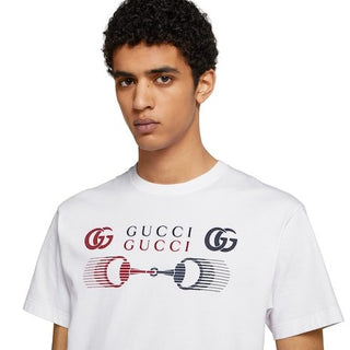 T-shirt GUCCI in jersey di cotone stampato - Moda & Modi Luxury