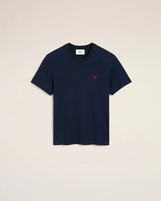 T-shirt AMI de Coeur in cotone Navy - Moda & Modi Luxury