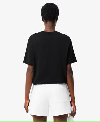 T-shirt LACOSTE Donna in morbido cotone relaxed - Moda & Modi Luxury