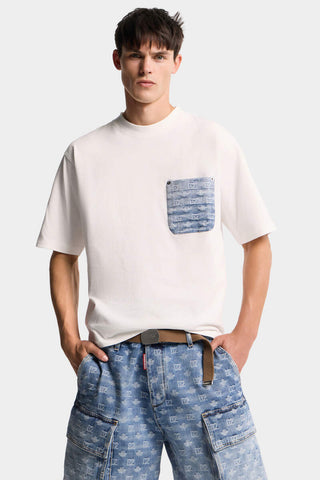 T-shirt DSQUARED2 Monogram Loose Fit - Moda & Modi Luxury