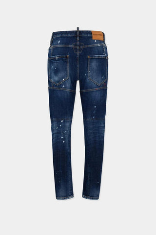 Jeans DSQUARED2 Medium Red Spot Wash Biker - Moda & Modi Luxury