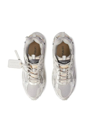 Sneaker OFF - WHITE Be Right Back in grey - silver - Moda & Modi Luxury