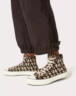 VALENTINO Sneaker High - top Totaloop Toile Iconographe - Moda & Modi Luxury