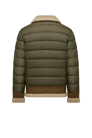 Giacca BOMBOOGIE in Pelle Milk e Ecopelliccia Imbottita - Moda & Modi Luxury