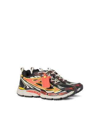 Sneaker OFF-WHITE Be Right Back in Black-Coral Red - Moda & Modi Luxury