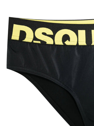 Slip mare DSQUARED2 con maxi logo - Moda & Modi Luxury