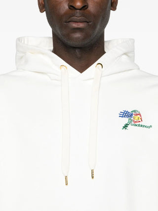 CASABLANCA Felpa Croquis De Tennis con ricamo - Moda & Modi Luxury