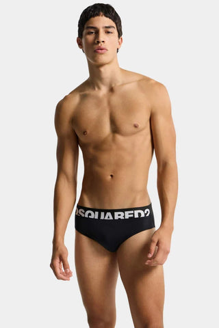 Costume Slip Brief Logo Swim - Moda & Modi Luxury
