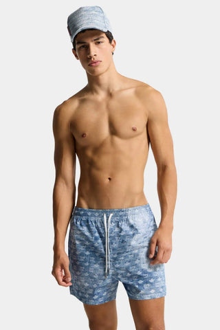 Costume DSQUARED2 Boxer Midi Swim Monogram - Moda & Modi Luxury