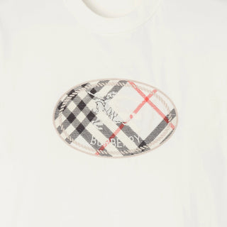 T-shirt BURBERRY in cotone Check con knight Stamp - Moda & Modi Luxury