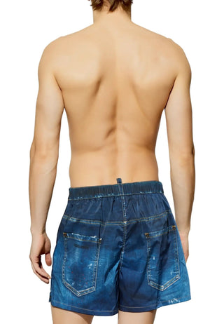 Costume DSQUARED2 Boxer Midi Swim Five Pockets - Moda & Modi Luxury