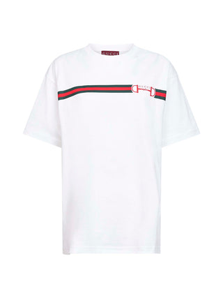 T-shirt GUCCI in jersey di cotone con stampa - Moda & Modi Luxury