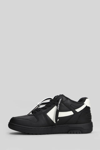 Sneaker OFF - WHITE Out Of Office in pelle nera - Moda & Modi Luxury