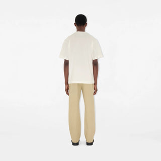T-shirt BURBERRY in cotone con cavaliere a punto croce - Moda & Modi Luxury