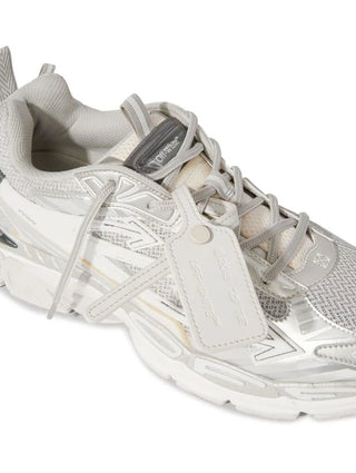 Sneaker OFF - WHITE Be Right Back in grey - silver - Moda & Modi Luxury