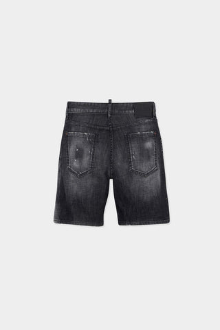 Shorts DSQUARED2 Black Fog Wash Marine - Moda & Modi Luxury
