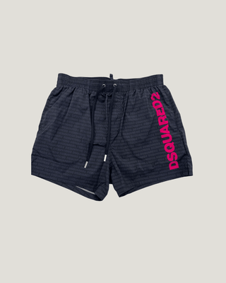 Boxer Mare DSQUARED2 midi con lettering - Moda & Modi Luxury