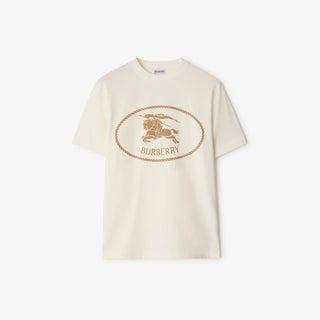 T-shirt BURBERRY con Knight Stamp - Moda & Modi Luxury