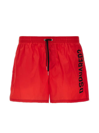 Costume da bagno DSQUARED2 Logo midi swim boxer - Moda & Modi Luxury
