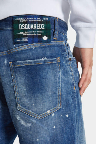 Shorts DSQUARED2 Light Heritage Wash Marine - Moda & Modi Luxury