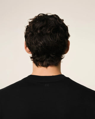 T-shirt AMI de Coeur in cotone nero - Moda & Modi Luxury