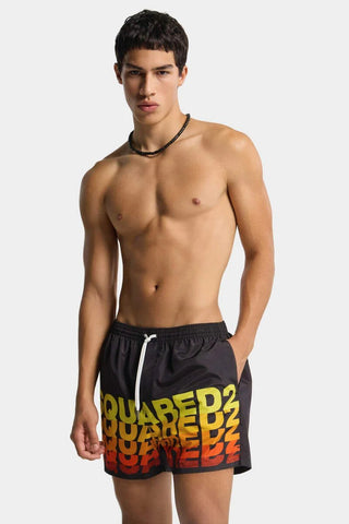 Boxer Mare DSQUARED2 midi con logo - Moda & Modi Luxury