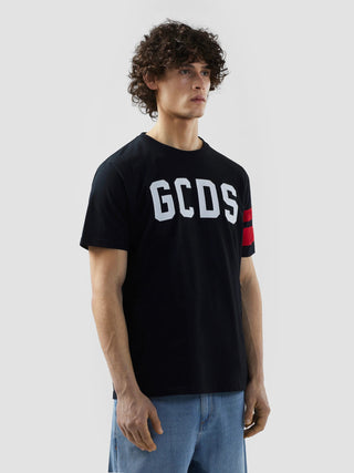 T-shirt GCDS regular con logo nero - Moda & Modi Luxury