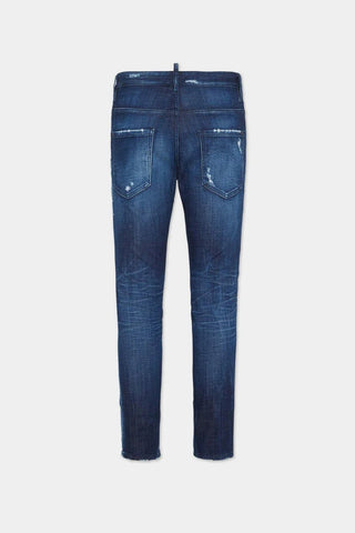 Jeans DSQUARED2 skater blu scuro - Moda & Modi Luxury