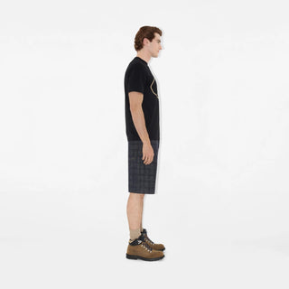 T-shirt BURBERRY con Knight Stamp - Moda & Modi Luxury