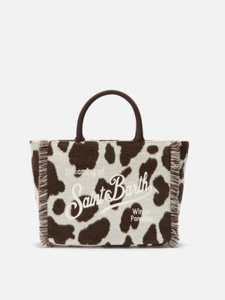 Borsa SAINT BARTH a mano Colette Felt in misto lana muccata - Moda & Modi Luxury